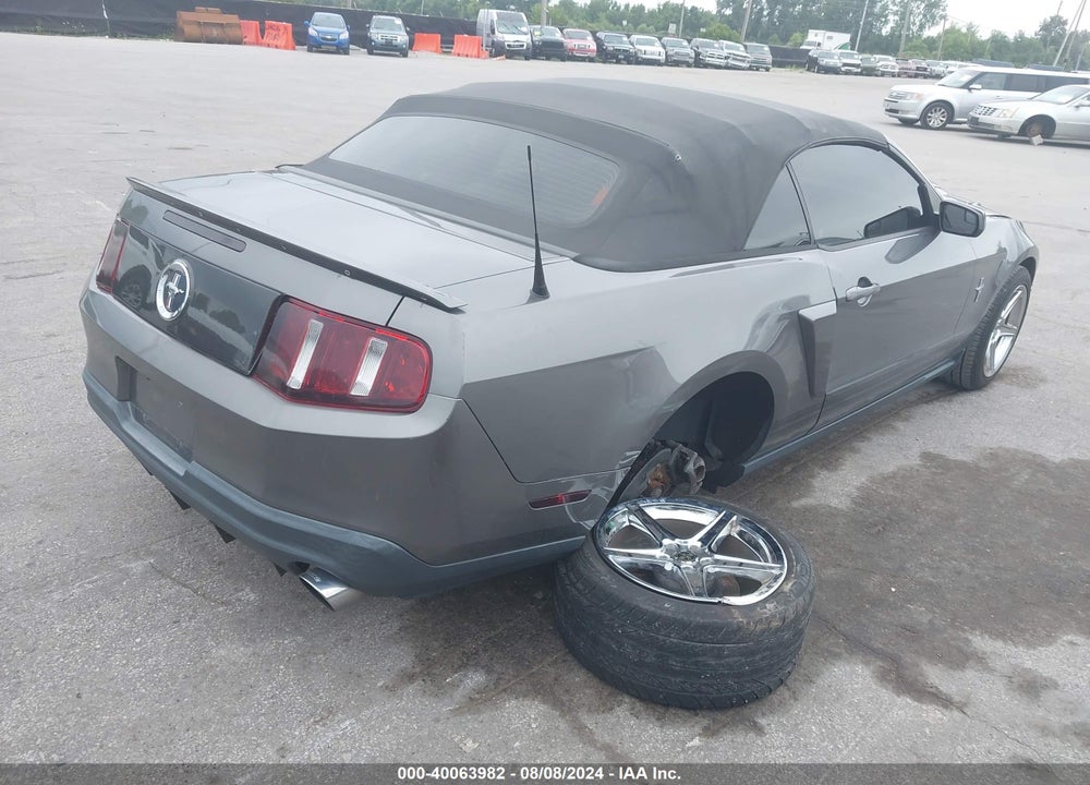 2011 FORD MUSTANG V6 VIN: 1ZVBP8EM1B5163595