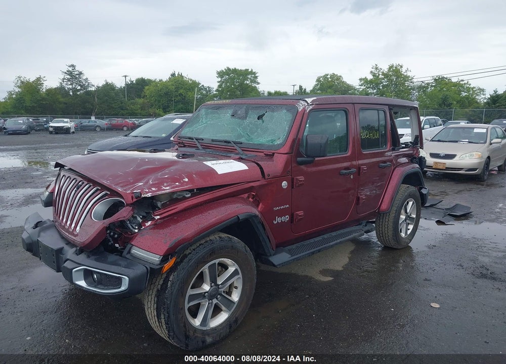 2021 JEEP WRANGLER UNLIMITED SAHARA 4X4 VIN: 1C4HJXEG5MW600630