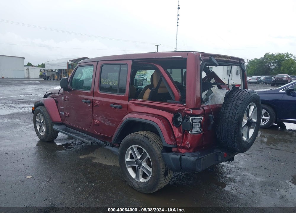 2021 JEEP WRANGLER UNLIMITED SAHARA 4X4 VIN: 1C4HJXEG5MW600630