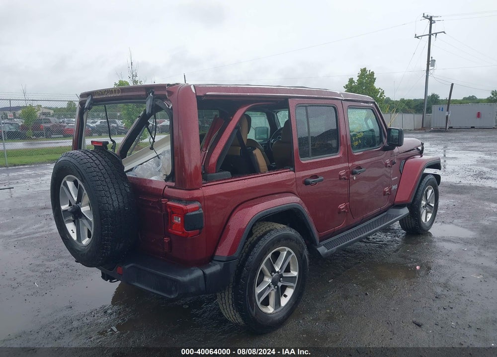 2021 JEEP WRANGLER UNLIMITED SAHARA 4X4 VIN: 1C4HJXEG5MW600630