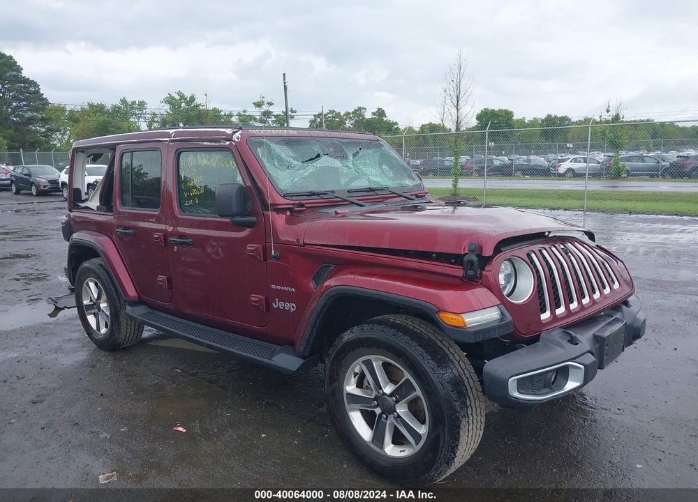 2021 JEEP WRANGLER UNLIMITED SAHARA 4X4 VIN: 1C4HJXEG5MW600630