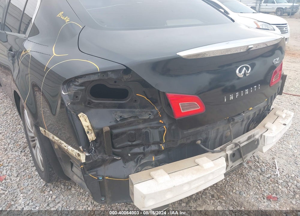 2012 INFINITI G25 JOURNEY VIN: JN1DV6AP7CM812977