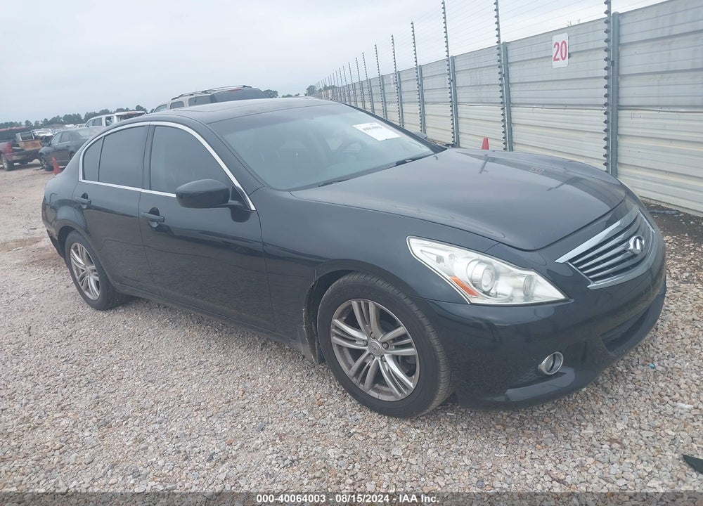 2012 INFINITI G25 JOURNEY VIN: JN1DV6AP7CM812977