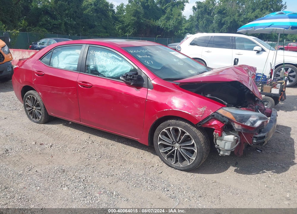 2016 TOYOTA COROLLA S PLUS VIN: 2T1BURHE3GC731975