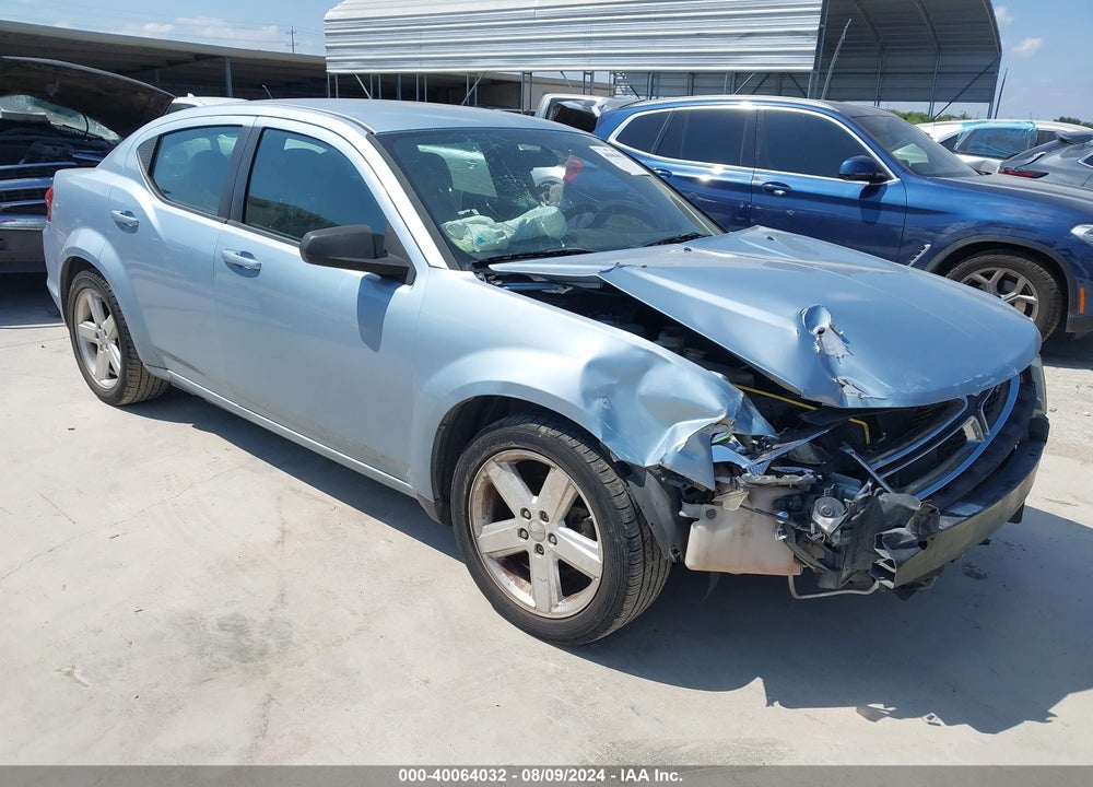 2013 DODGE AVENGER SE VIN: 1C3CDZAB0DN624951