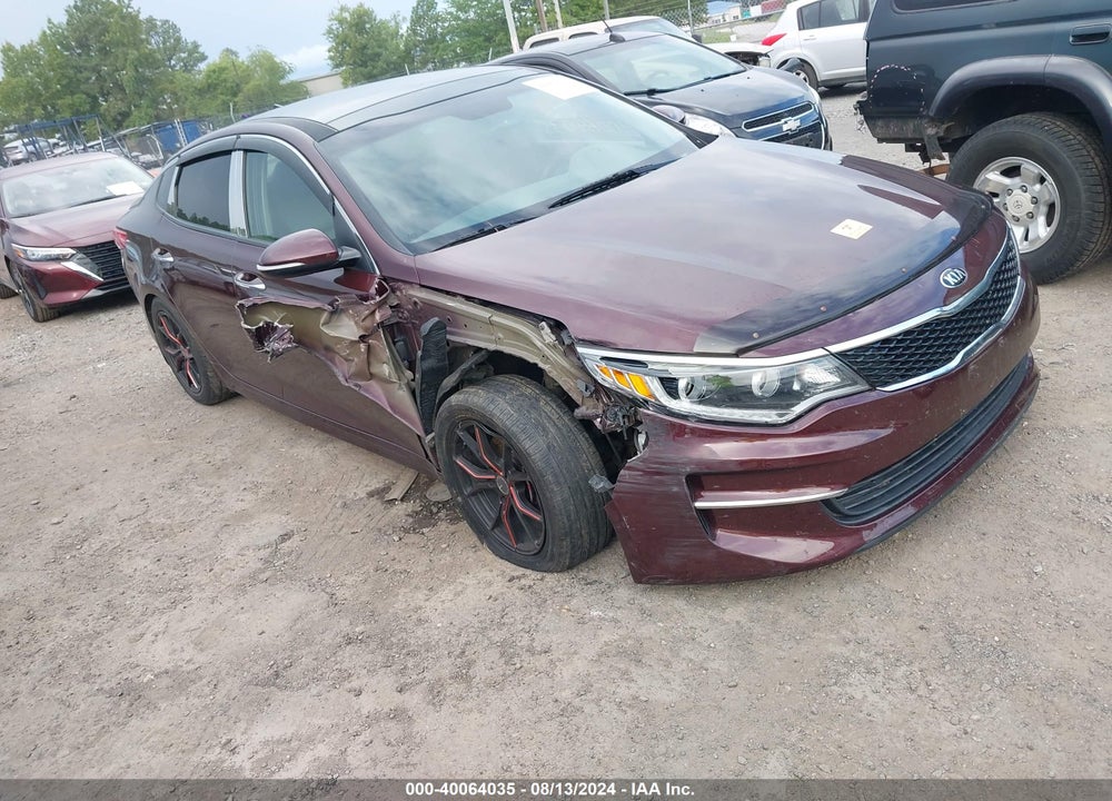 2016 KIA OPTIMA EX VIN: 5XXGU4L35GG040454