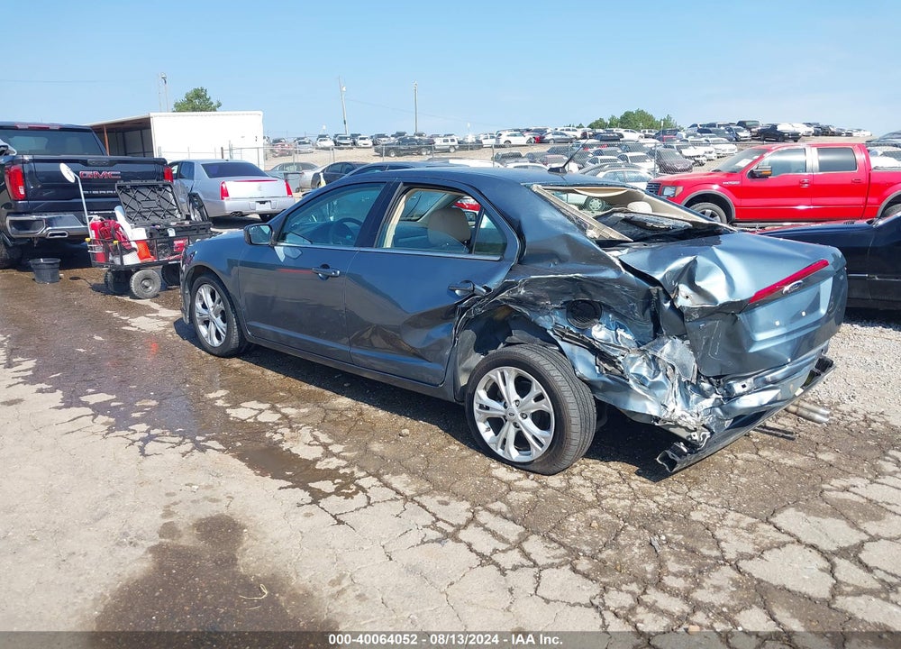 2012 FORD FUSION VIN: 3FAHP0HA9CR407577