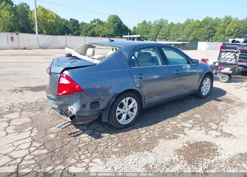 2012 FORD FUSION VIN: 3FAHP0HA9CR407577