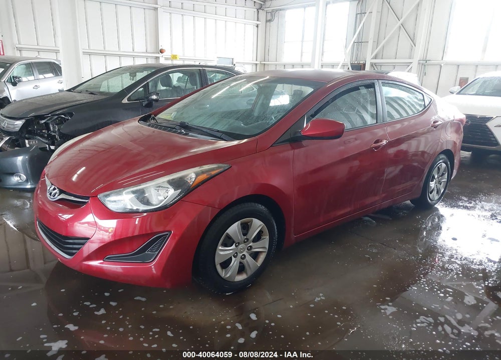 2016 HYUNDAI ELANTRA SE VIN: 5NPDH4AE6GH760779