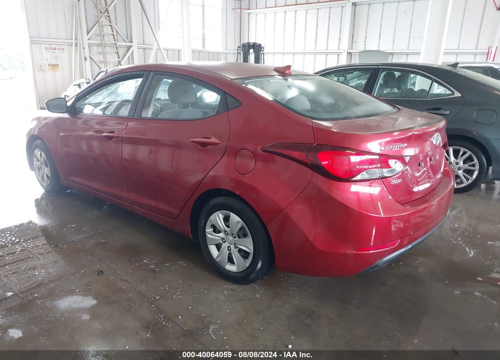 2016 HYUNDAI ELANTRA SE VIN: 5NPDH4AE6GH760779
