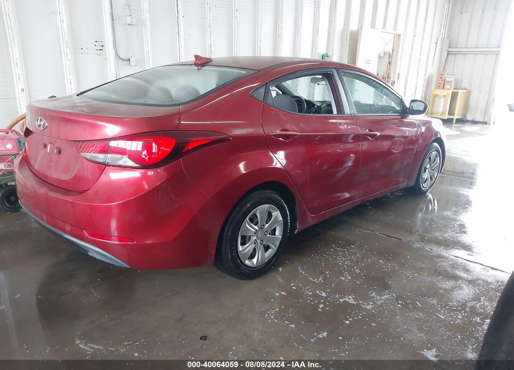2016 HYUNDAI ELANTRA SE VIN: 5NPDH4AE6GH760779