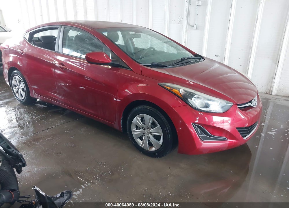 2016 HYUNDAI ELANTRA SE VIN: 5NPDH4AE6GH760779