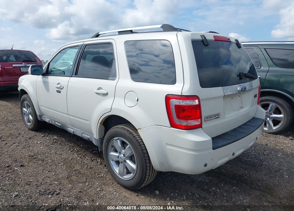 2009 FORD ESCAPE LIMITED VIN: 1FMCU04GX9KB10771