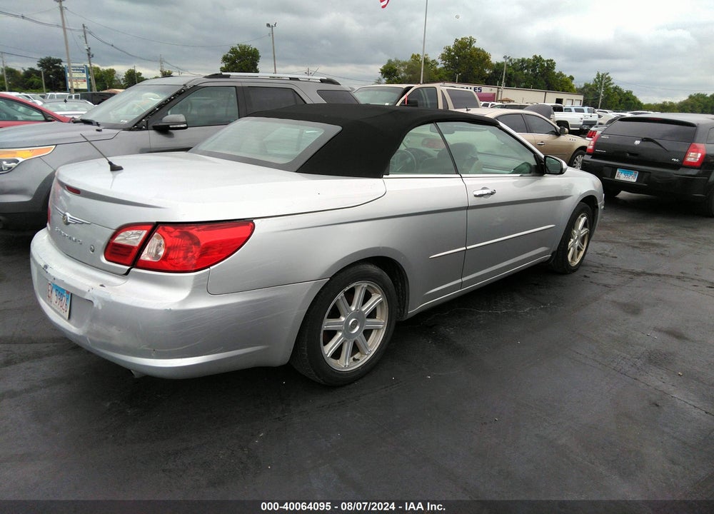 2008 CHRYSLER SEBRING LIMITED VIN: 1C3LC65M28N275648