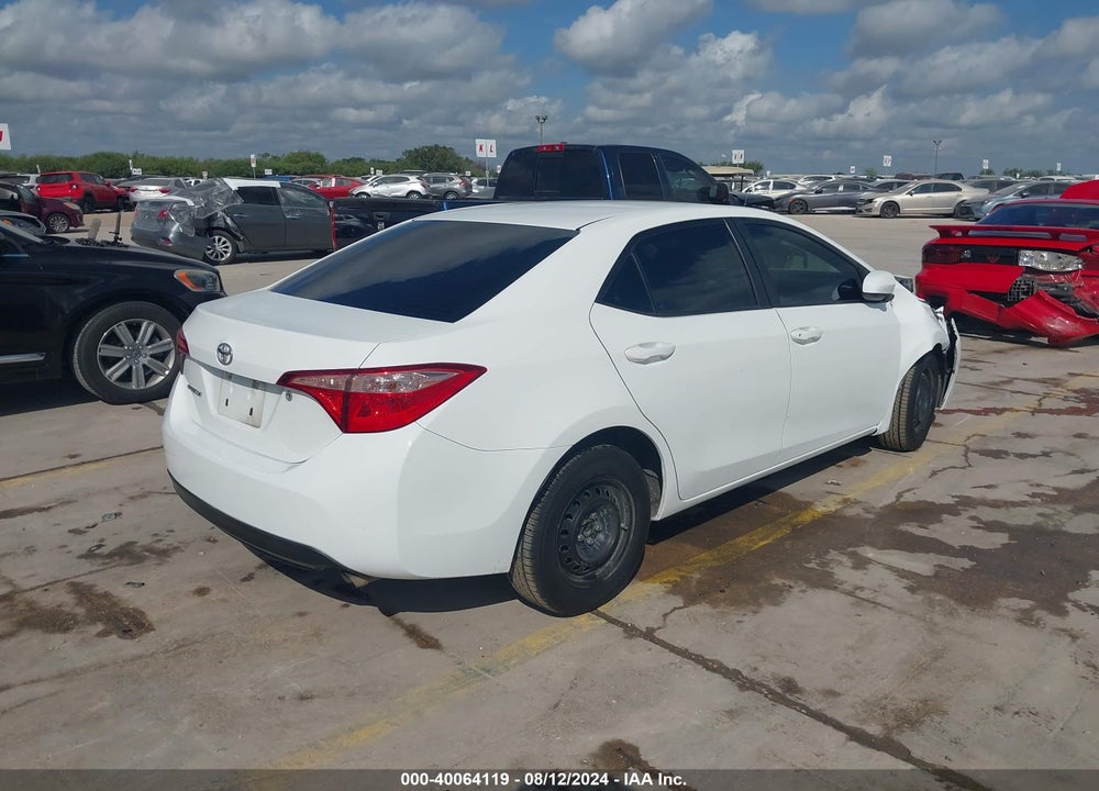 2019 TOYOTA COROLLA L VIN: 5YFBURHE6KP895472