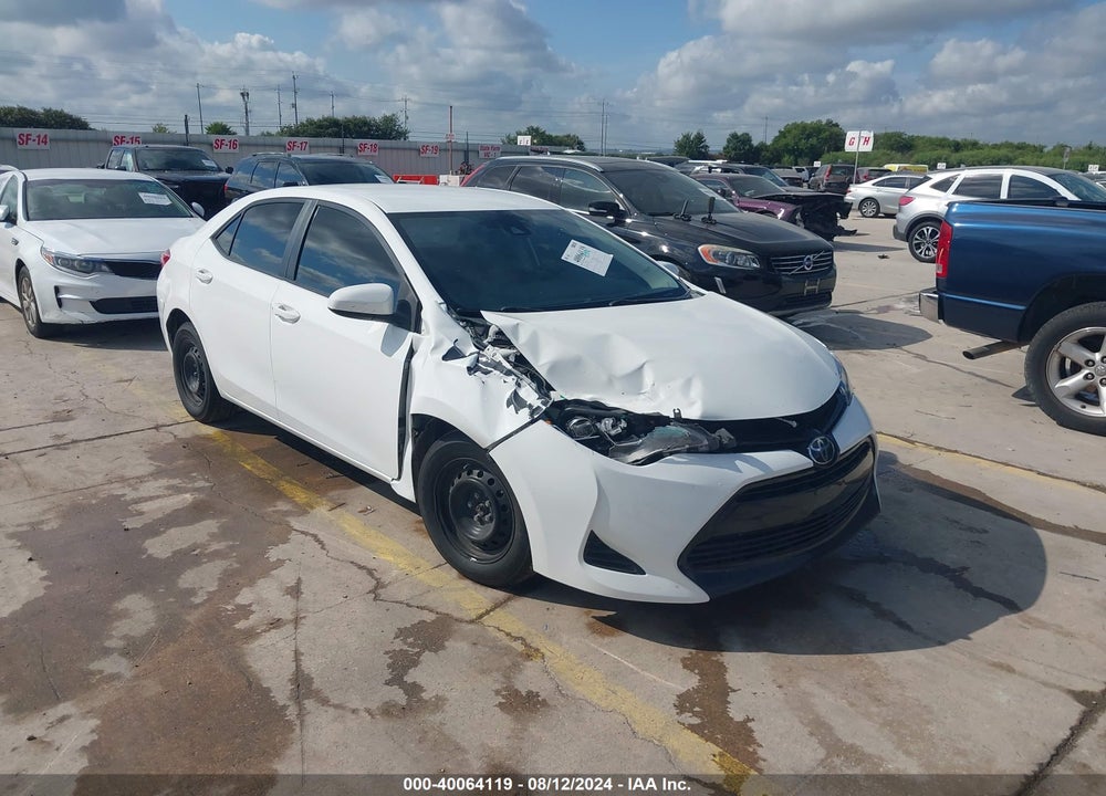 2019 TOYOTA COROLLA L VIN: 5YFBURHE6KP895472