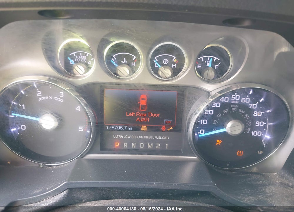 2013 FORD F-350 LARIAT VIN: 1FT8W3BT8DEA02484