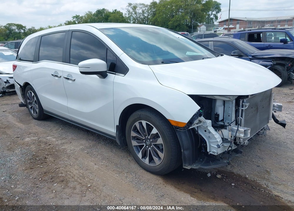 2022 HONDA ODYSSEY EX-L VIN: 5FNRL6H75NB052588