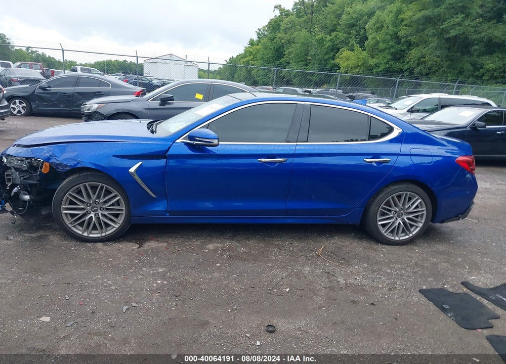 2021 GENESIS G70 2.0T AWD VIN: KMTG34LA6MU073620