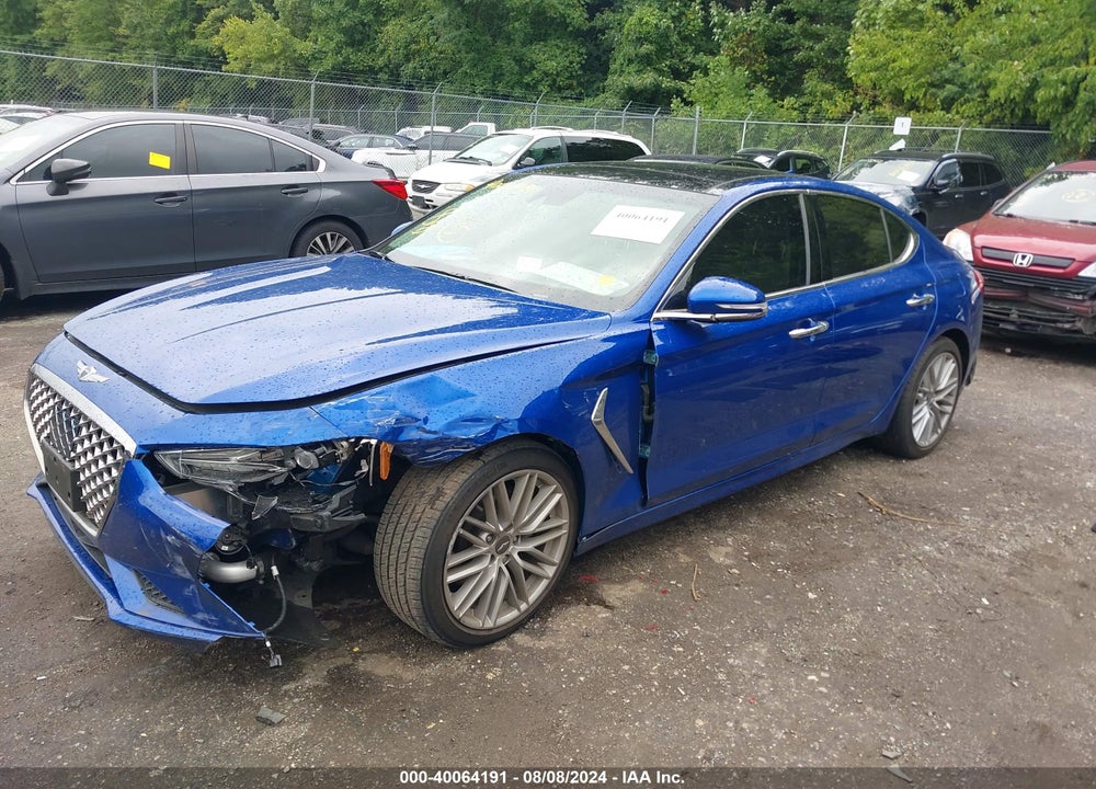 2021 GENESIS G70 2.0T AWD VIN: KMTG34LA6MU073620