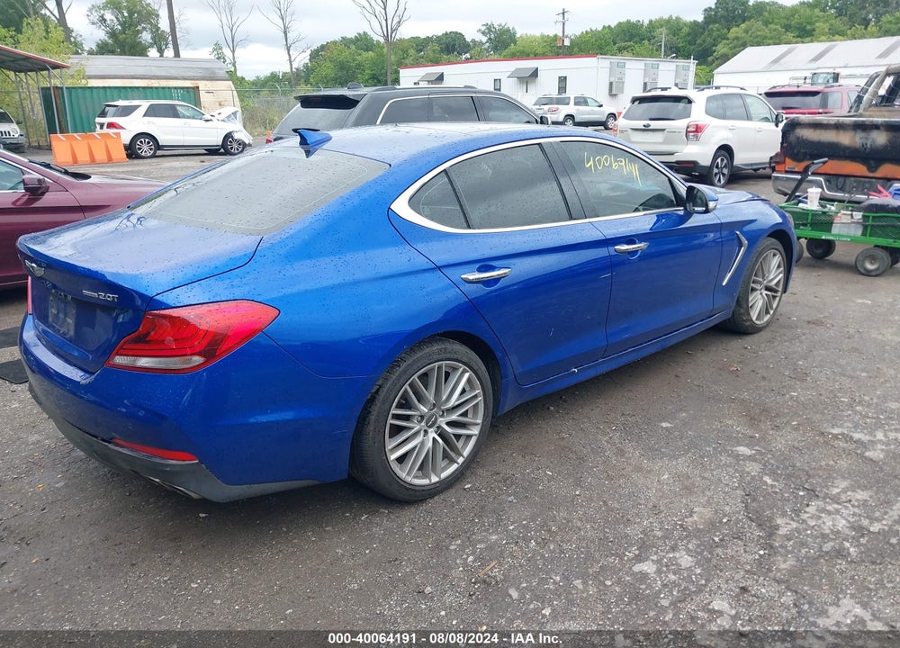 2021 GENESIS G70 2.0T AWD VIN: KMTG34LA6MU073620