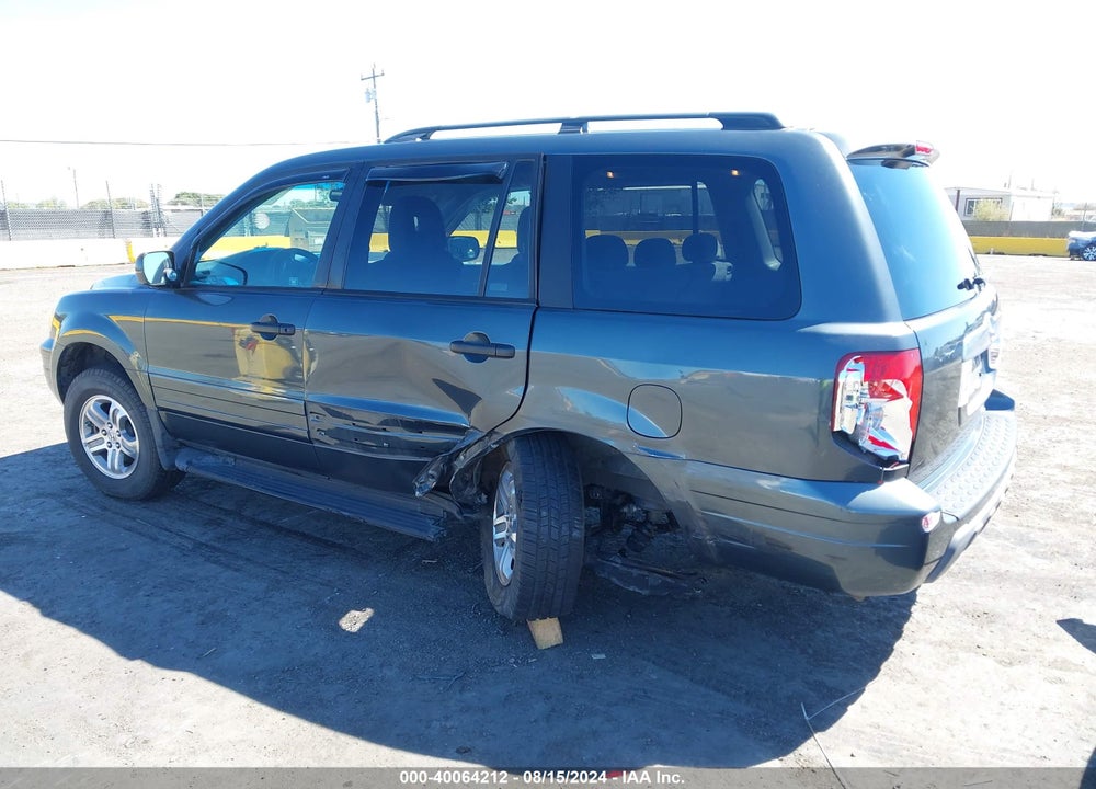 2005 HONDA PILOT VIN: 2HKYF18405H546533