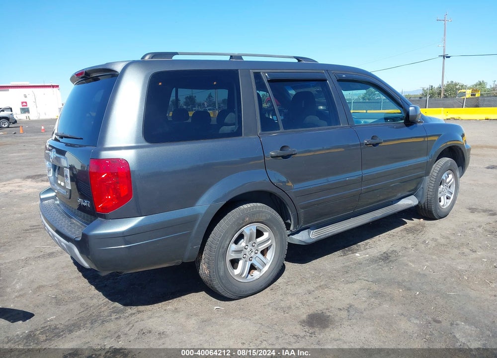 2005 HONDA PILOT VIN: 2HKYF18405H546533