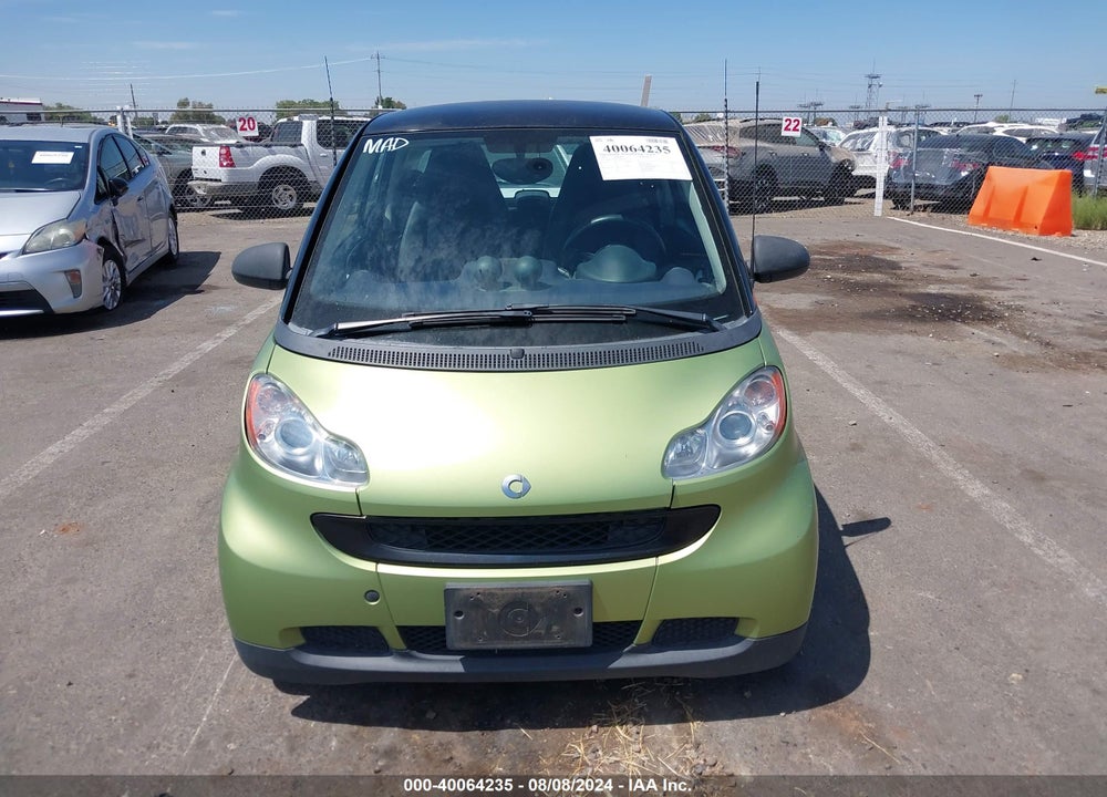 2012 SMART FORTWO PASSION/PURE VIN: WMEEJ3BA7CK543415