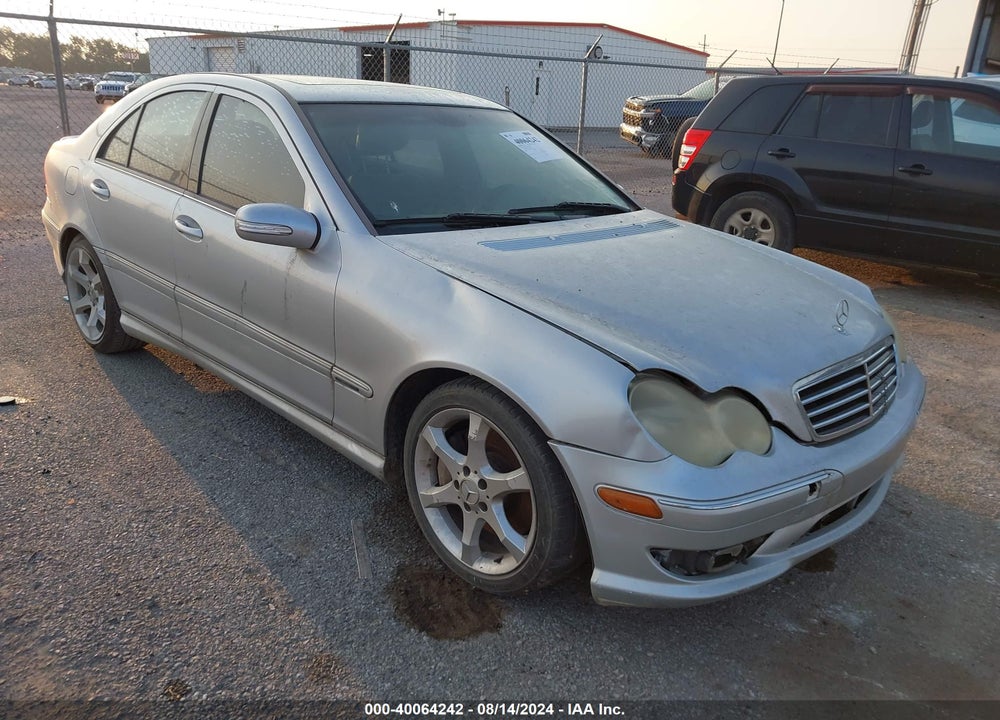 2007 MERCEDES-BENZ C 230 SPORT VIN: WDBRF52H27E028111