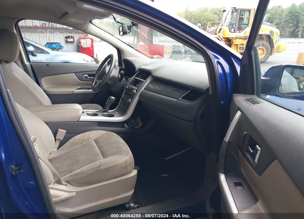 2013 FORD EDGE SEL VIN: 2FMDK3J90DBC15291