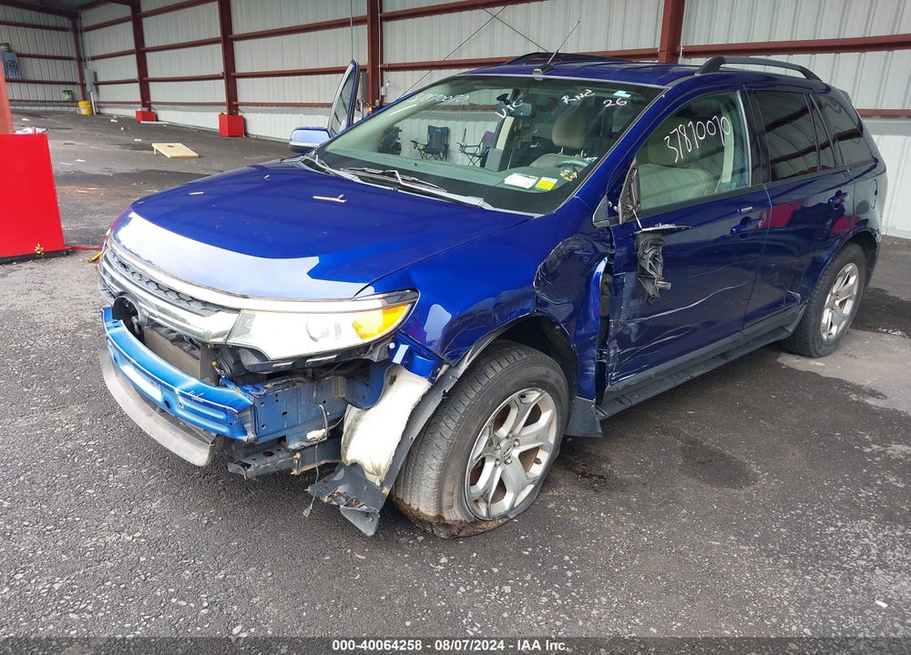 2013 FORD EDGE SEL VIN: 2FMDK3J90DBC15291