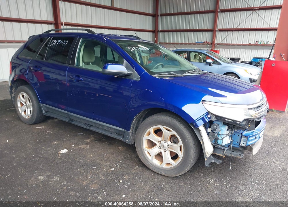 2013 FORD EDGE SEL VIN: 2FMDK3J90DBC15291
