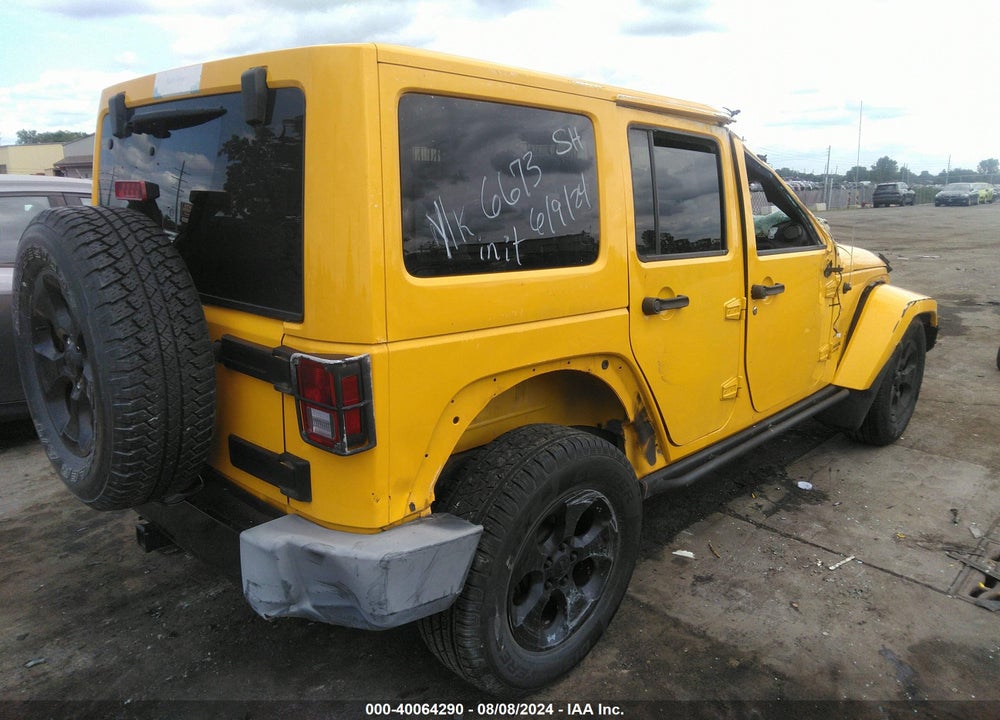 2015 JEEP WRANGLER UNLIMITED ALTITUDE VIN: 1C4BJWEG1FL676673