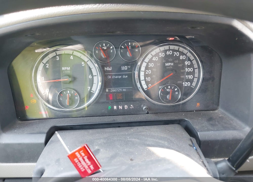 2009 DODGE RAM 1500 SLT/SPORT/TRX VIN: 1D3HB18P79S809962