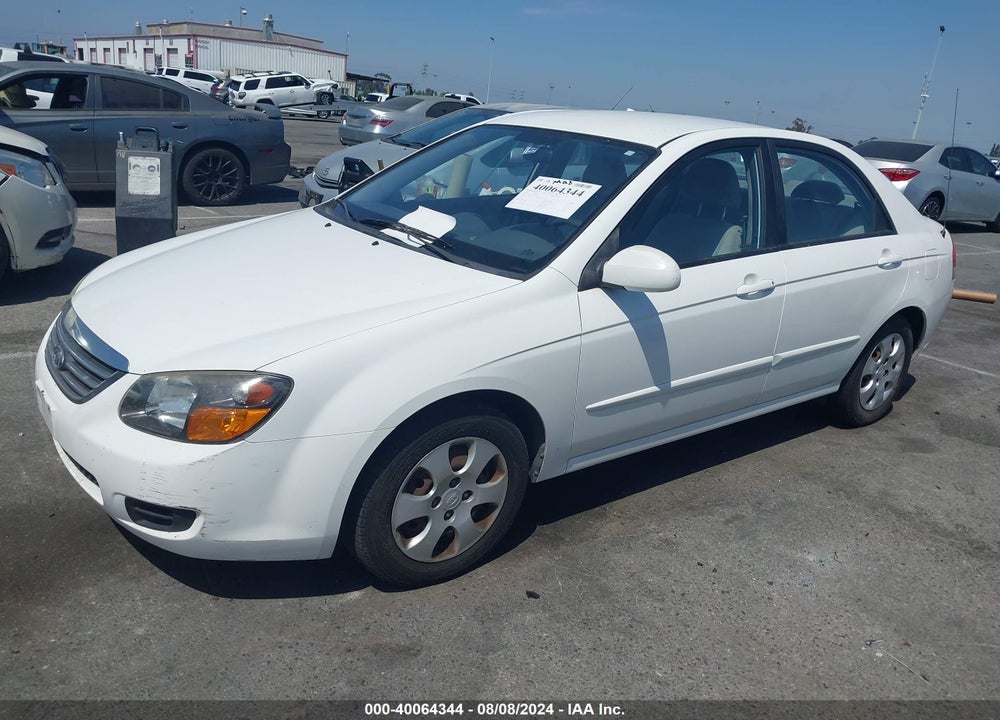 2009 KIA SPECTRA LX VIN: KNAFE222495615072