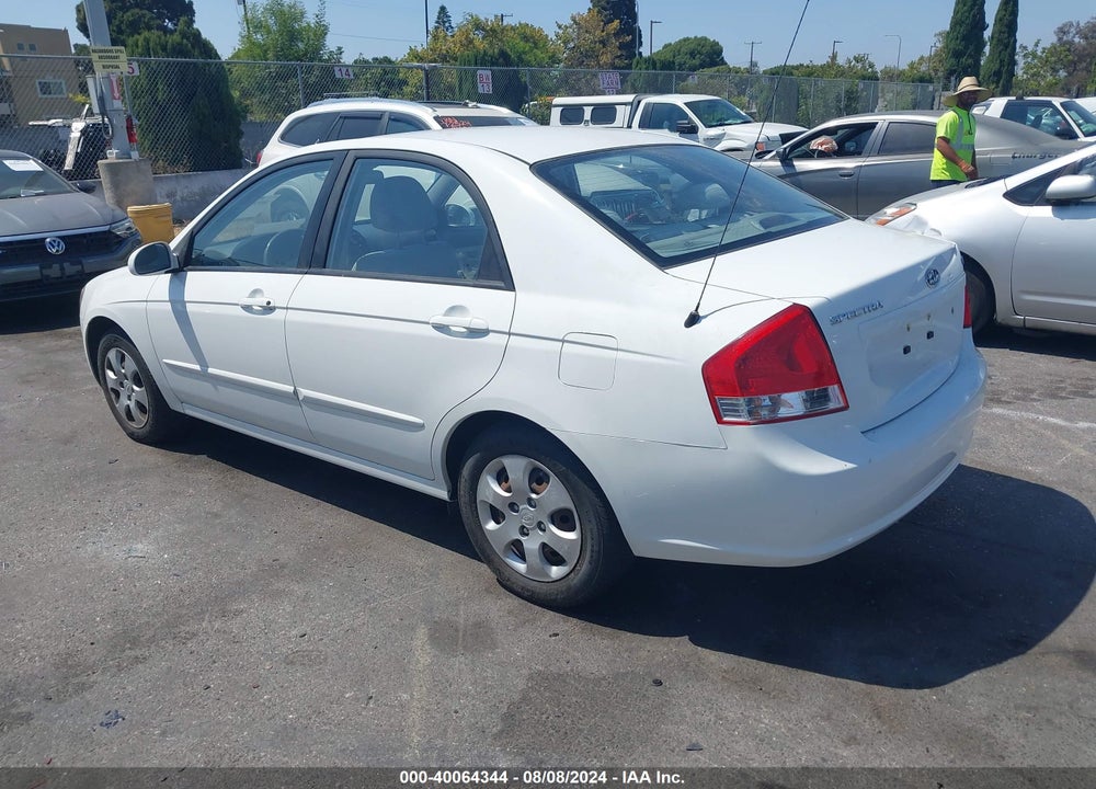 2009 KIA SPECTRA LX VIN: KNAFE222495615072