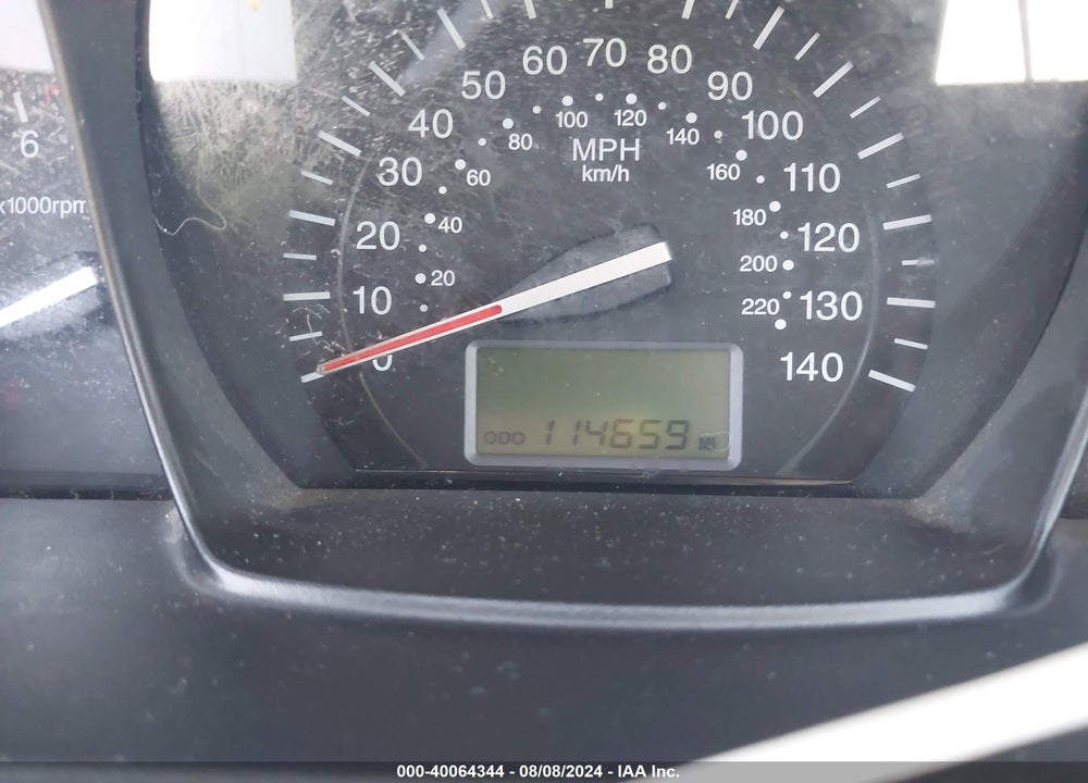 2009 KIA SPECTRA LX VIN: KNAFE222495615072