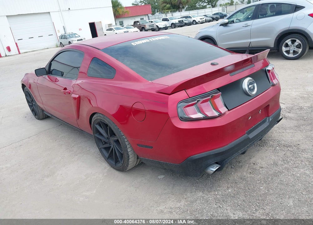 2011 FORD MUSTANG GT PREMIUM VIN: 1ZVBP8CF9B5167446