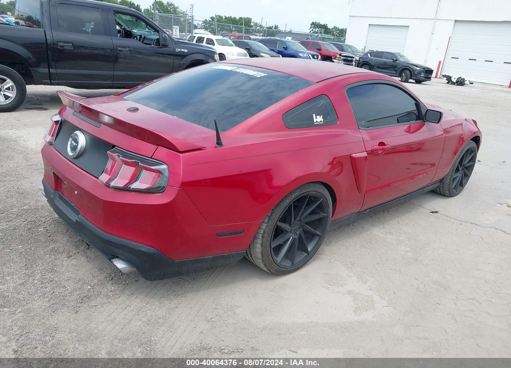 2011 FORD MUSTANG GT PREMIUM VIN: 1ZVBP8CF9B5167446