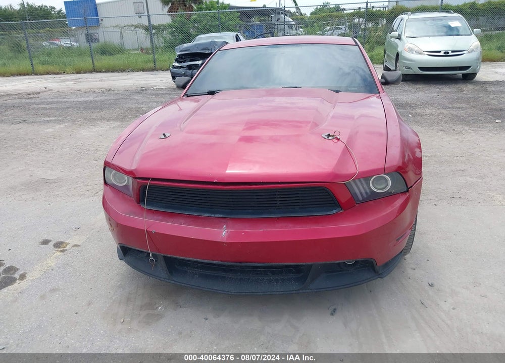2011 FORD MUSTANG GT PREMIUM VIN: 1ZVBP8CF9B5167446