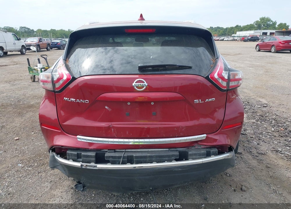 2018 NISSAN MURANO SL VIN: 5N1AZ2MH3JN187255