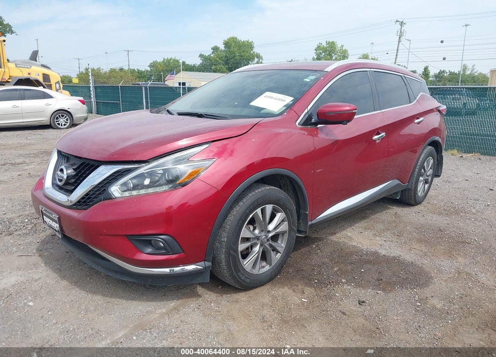 2018 NISSAN MURANO SL VIN: 5N1AZ2MH3JN187255