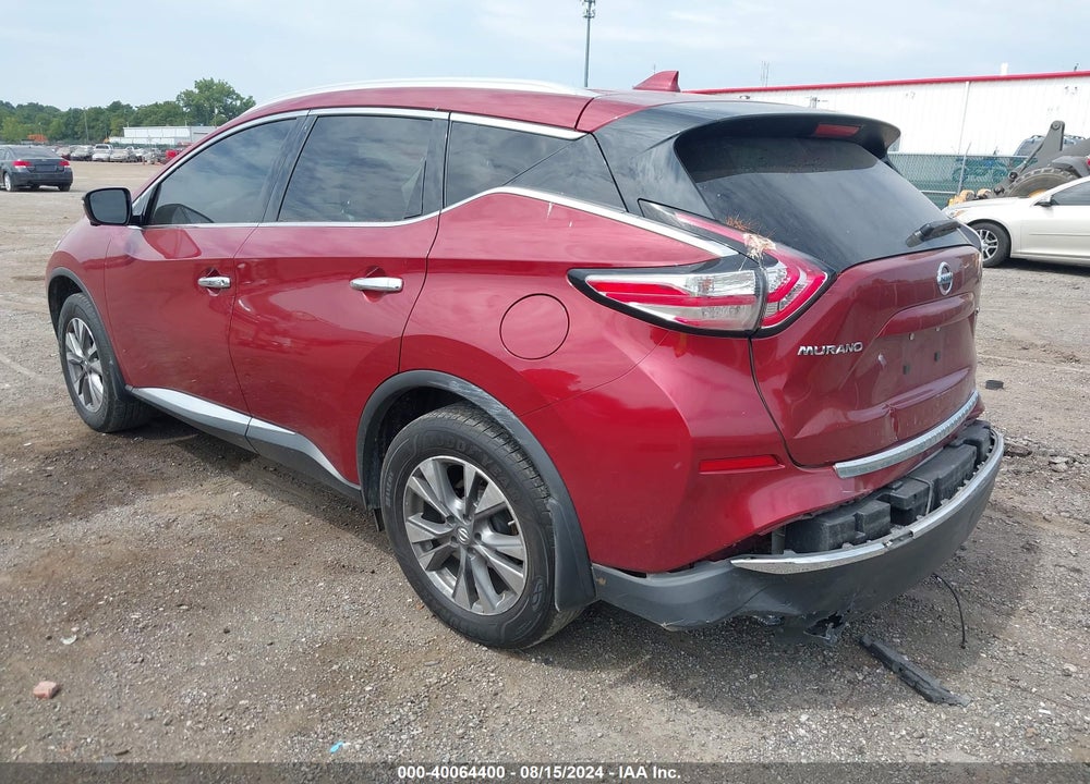 2018 NISSAN MURANO SL VIN: 5N1AZ2MH3JN187255