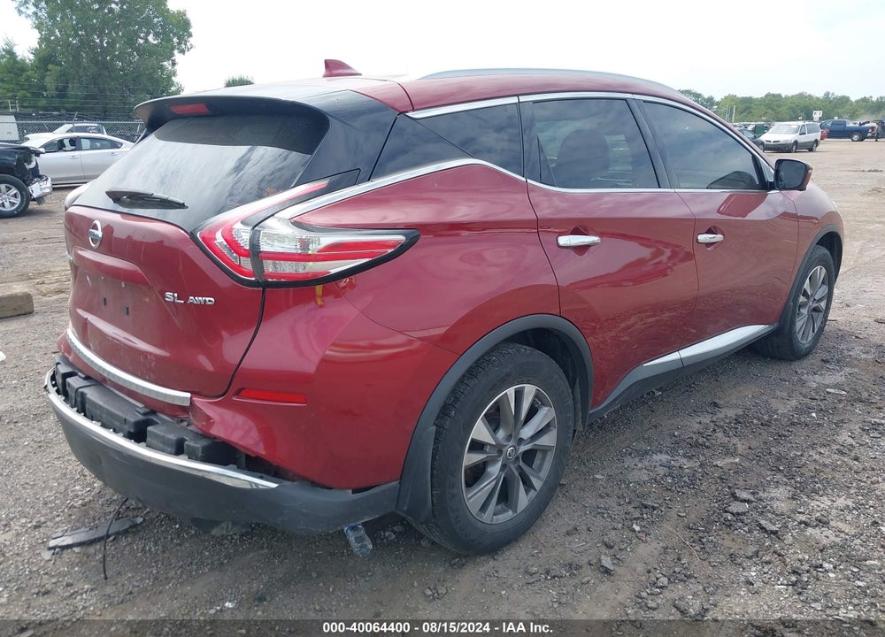 2018 NISSAN MURANO SL VIN: 5N1AZ2MH3JN187255