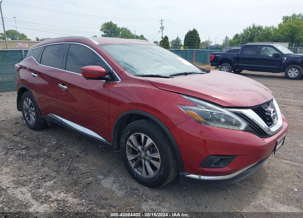 2018 NISSAN MURANO SL VIN: 5N1AZ2MH3JN187255
