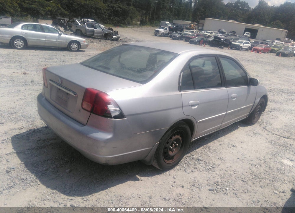 2001 HONDA CIVIC EX VIN: 2HGES26771H537981