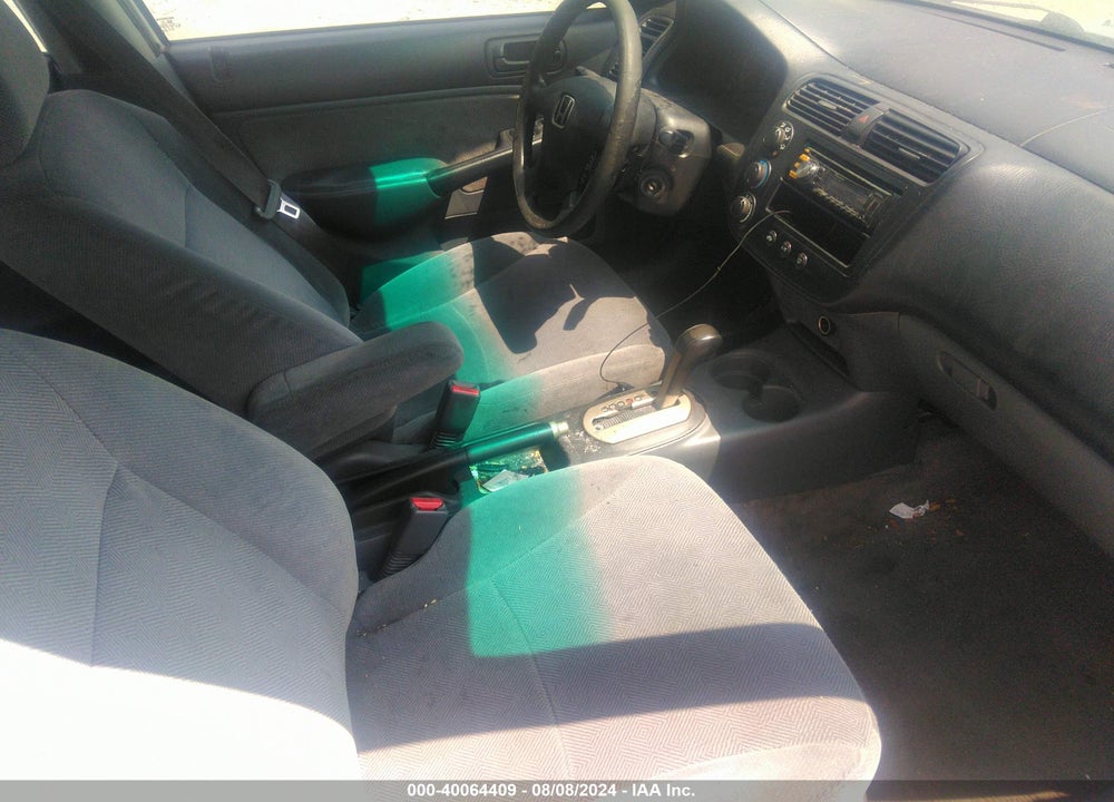 2001 HONDA CIVIC EX VIN: 2HGES26771H537981
