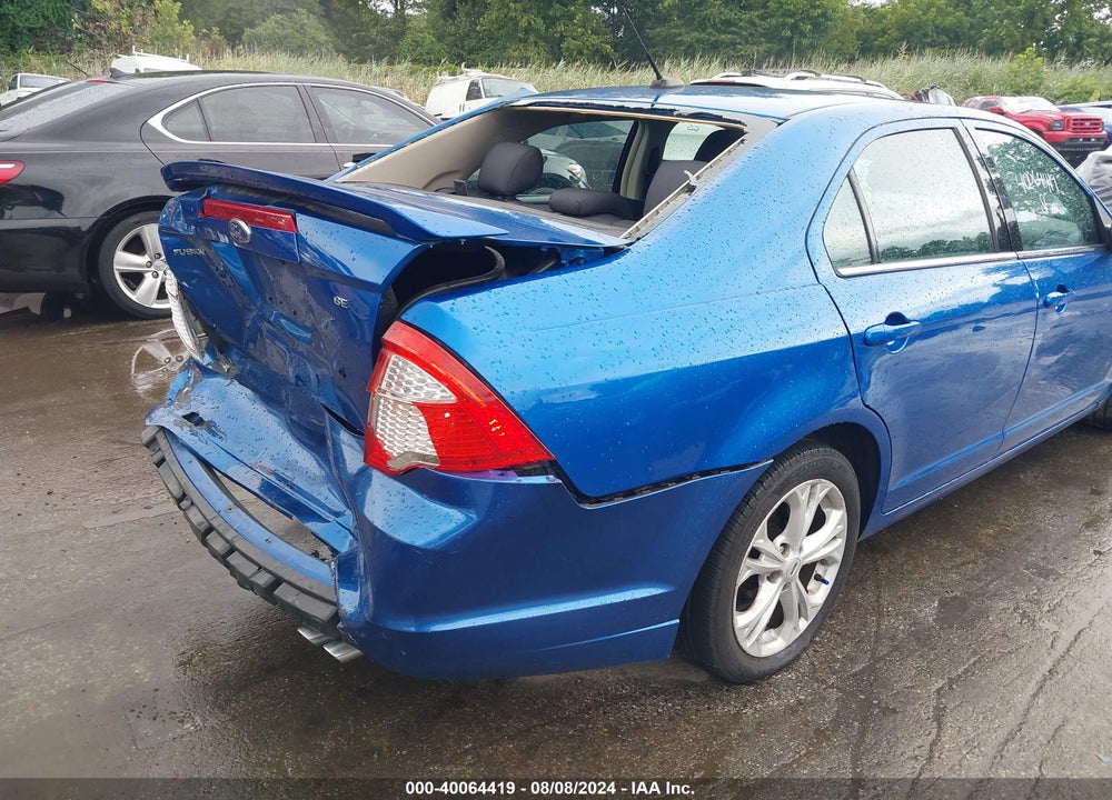 2012 FORD FUSION SE VIN: 3FAHP0HA4CR148965