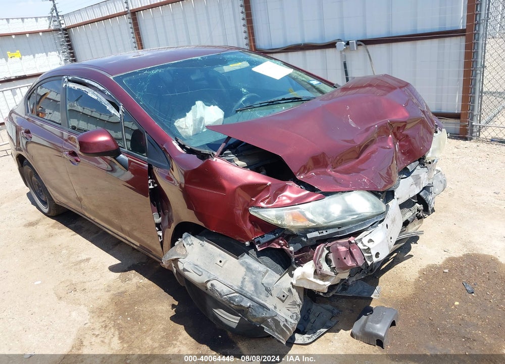 2013 HONDA CIVIC VIN: 19XFB2F57DE045498