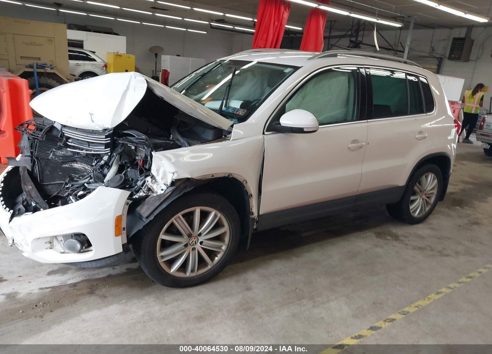 2014 VOLKSWAGEN TIGUAN SE VIN: WVGBV3AX5EW547885